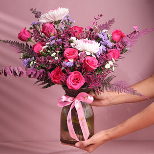 A Ballet Of Blushing Blooms